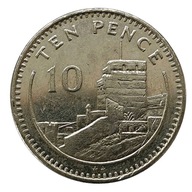 GIBRALTAR 10 PENNCE 1989 ZÁMEK – VĚTŠÍ TYP