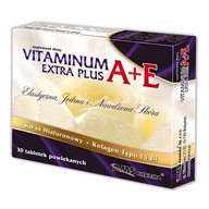 Vitaminum A+E Extra Plus, 30 tabl. kwas hialuronowy + kolagen typu I i III