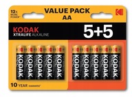 Baterie alkaliczne Kodak xtralife AA LR6 5+5