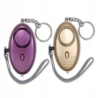 ПЕРСОНАЛЬНА ЯСКРАВА СИГНАЛІЗАЦІЯ до 140 дБ ДУЖЕ ГРОМКО Самозахист + світлодіодний ліхтар 2шт