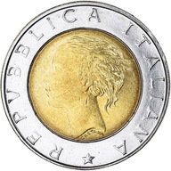 Moneta, Włochy, 500 Lire, 1999, Rome, VF(30-35), B