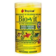 Tropical BIO-VIT Codzienny roślinny pokarm dla ryb akwariowych 250ml