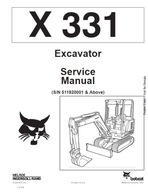 Servisná príručka opravy BobCat X331 -X334