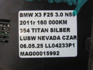 BMW X3 F25 CENTRUM control panel roofs light grey HIMMELGRAU 9276232