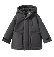 ZARA kurtka parka water repellent grafit 80