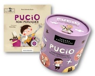 Zestaw Pucio robi porządek Logopedyczne memo języczko Prezent dla Dzieci 3+