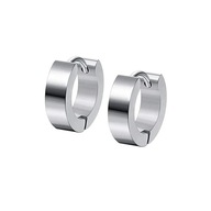 WKOUD 1/12 Pairs Of Earrings Stainless Steel Cross Earrings Set Men’s