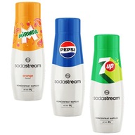 Syrop Soda Stream Pepsi, Mirinda, 7up 3x440ml