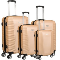 PETERSON zestaw twardych walizek podróżnych 4x walizka na kółkach