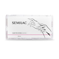 Tipy na predĺženie nechtov Semilac Slim Tips System Almond 240 ks