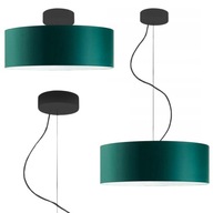 Lampa wisząca żyrandol zwis sufitowa LED E27 ABAŻUR 50 kolorów 50cm