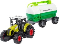 Traktor s prívesom Poľnohospodárska súprava Cisterna so zvukovým svetlom