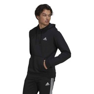 Pánska športová mikina s kapucňou na tréning black adidas Essentials GV5294 M