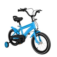 14-palcový detský bicykel modrý Bicykle dia Deti s tréningovými kolesami