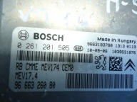 PEUGEOT MINI 1.6VTI 5FW computer 9666326080 0261201505