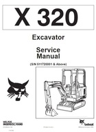 Servisná príručka na opravu BobCat X320, 320L ,322