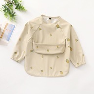 New Children Feeding Aprons Long sleeve Baby bib