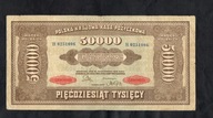 BANKNOT 50000 Marek Polskich -- 10 pażdziernika 1922 rok -- seria H