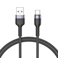 Kábel USB - USB C Tech-protect 1 m čierny