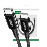 UGREEN KABEL PRZEWÓD USB-C / USB-C 5A 0.5m TRANSFER DANYCH DO 480Mb/s OPLOT