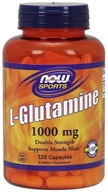 NOW Foods L-Glutamín 1000mg 120 kapsúl