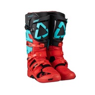 LEATT BUTY CROSS 4.5 BOOTS FUEL KOLOR CZARNY/CZERWONY/NIEBIESKI ROZMIAR 47