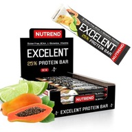 Baton proteinowy Nutrend Excelent limonka + papaja 85 g przekąska białkowa