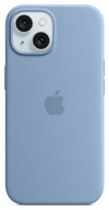 Apple iPhone 15 Silicone Case with MagSafe winter blue