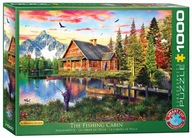 ZNAČKOVÁ PUZZLE EUROGRAPHICS RYBÁRSKA CHATA THE FISHING CABIN 1000el 48x68cm