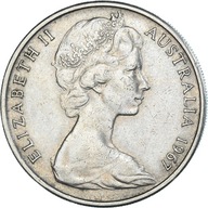 Moneta, Australia, 20 Cents, 1967