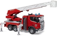 BRUDER SCANIA SUPER R 560 WÓZ STRAŻACKI STRAŻ POŻARNA POMPA W. ŚW/DŹ 03591