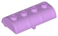 Lego Nowy Medium Lavender Container Treasure Chest Lid Curved Thick 4739a