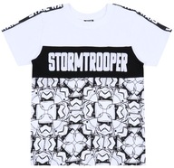 Biele tričko/tričko STORMTROOPER STAR WARS 128