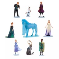 Frozen Kraina Lodu Figurki Disney store Olaf 9szt Deluxe Hans Kristoff Sven