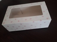 kartoniki pudełka ciasto 21x12,5x7 okienko 20szt