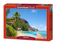Puzzle Tropická pláž CASTOR 3000 dielikov.
