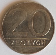 20 Złotych 1990 Piękny (F)