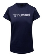 Y1244 HUMMEL LOGO KOSZULKA damska T-SHIRT S