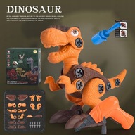 Demontáž a montáž DIY dinosaurích hračiek