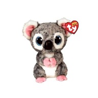 BEANIE BOOS KARLI - SZARY KOLA 15CM, TY