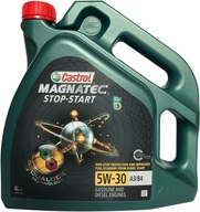 Motorový olej Castrol Magnatec Stop-Start A3/B4 4 l 5W-30 + ZAWIESZKA SERWISOWA MAXGEAR WYMIANA OLEJU I FITRÓW