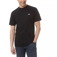 Pánske bavlnené tričko čierne tričko VANS LEFT CHEST LOGO VN0A3CZEY28 L