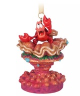 Disney Ornament na vianočný stromček RAK SEBASTIAN MORSKÁ PANNA ARIEL