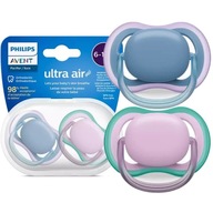 AVENT smoczek uspokajający ULTRA AIR 6-18 2szt