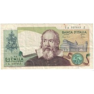 Banknot, Włochy, 2000 Lire, 1973-1974, 1976-10-22,