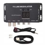 UHF TV LINK MODULATOR KONWERTER AV NA RF TM70R