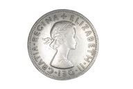 WIELKA BRYTANIA 2 Shillings 1957 r. ELŻBIETA II Moneta FLOREN (E0137-6)