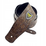 BŐR SZÍJ GITÁR SZÍJ SÖTÉTBARNA