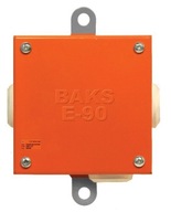 Puszka łączeniowo-rozgałęźna metalowa pomarańczowa 100x100x45mm E90