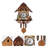 Kukučkové hodiny Drevené nástenné hodiny Hodiny lesného domu Kyvadlové nástenné hodiny